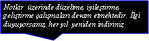 Dikdrtgen Belirtme izgisi: Notlar  zerinde dzeltme, iyiletirme, gelitirme almalar devam etmektedir. lgi duyuyorsanz, her yl  yeniden indiriniz